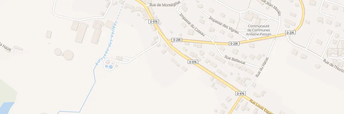 Plan du 40 Rue Louis Esparre à Juvigny Val d’Andaine