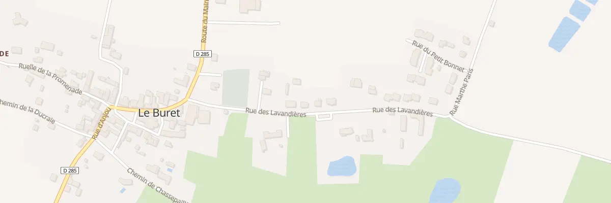 Plan du 11 Rue des Lavandières au Buret