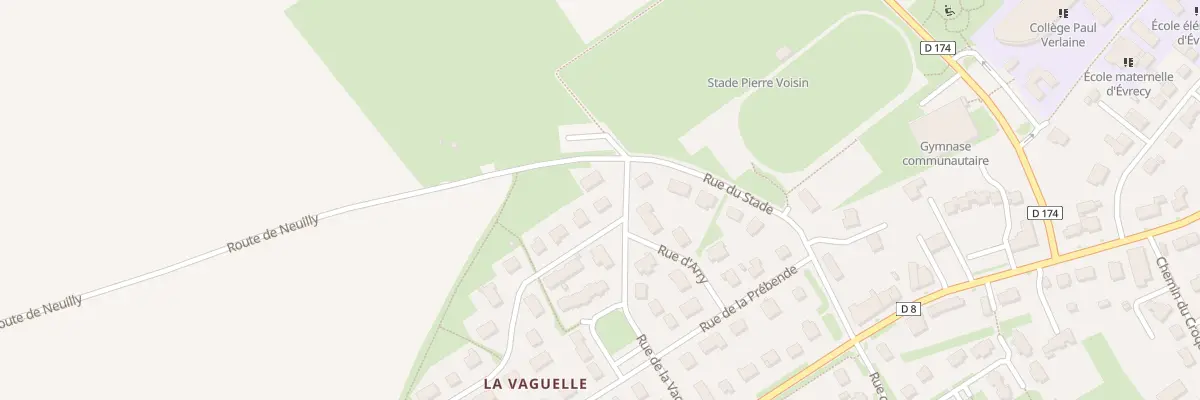 Plan du 5262 Rue de la Vaguelle à Évrecy