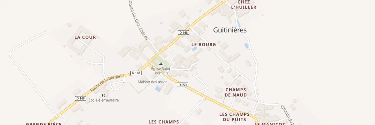 Plan du 1 Imp de l’Eglise à Guitinières