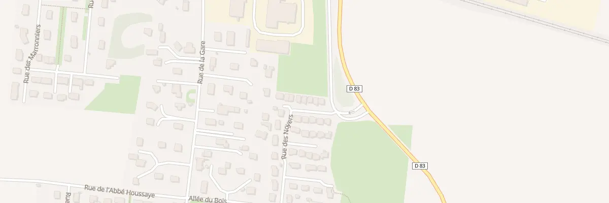 Plan du 8 Rue des Noyers à Saint-Manvieu-Norrey