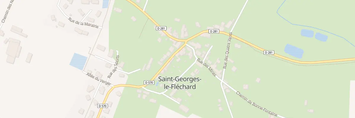 Plan du 7 Rue de la Butte Rouge à Saint-Georges-le-Fléchard