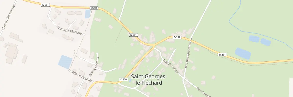 Plan du 2 Rue de la Butte Rouge à Saint-Georges-le-Fléchard