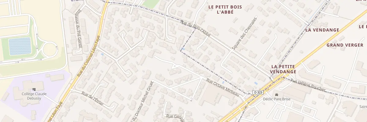 Plan du 24 Rue du Bois l’Abbé à Écouflant