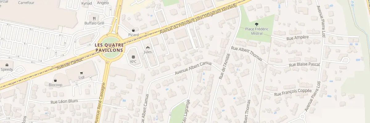 Plan du 11 Rue Albert Camus à Cenon