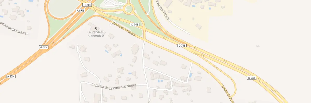 Plan du 23 Rte de Poitiers à Saint-Melaine-sur-Aubance