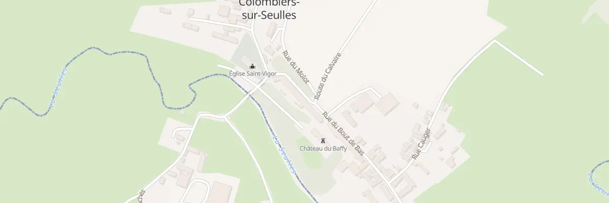 Plan du 8 Rue du Bout de Bas à Colombiers-sur-Seulles