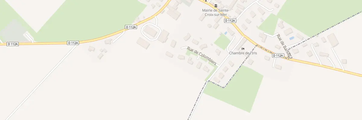 Plan du 16 Rue de Colombiers à Sainte-Croix-sur-Mer