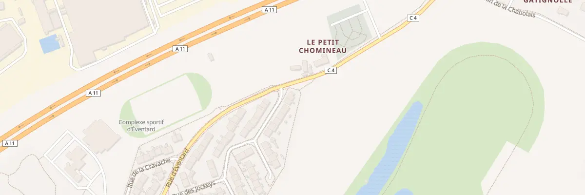 Plan du 56 Rue de la Gourmette à Écouflant