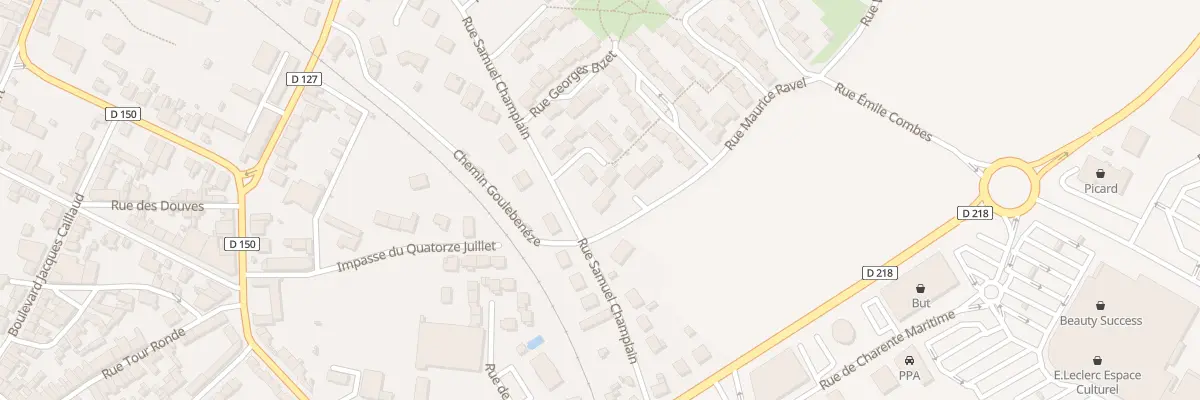 Plan du 1 Rue Maurice Ravel à Saint-Jean-d’Angély