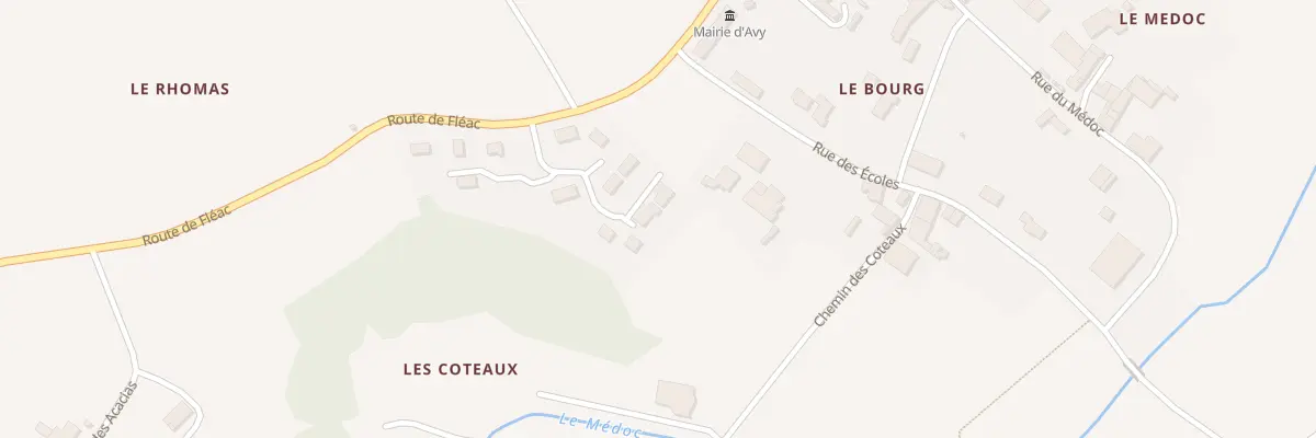 Plan du 15 Res Les Coteaux à Avy