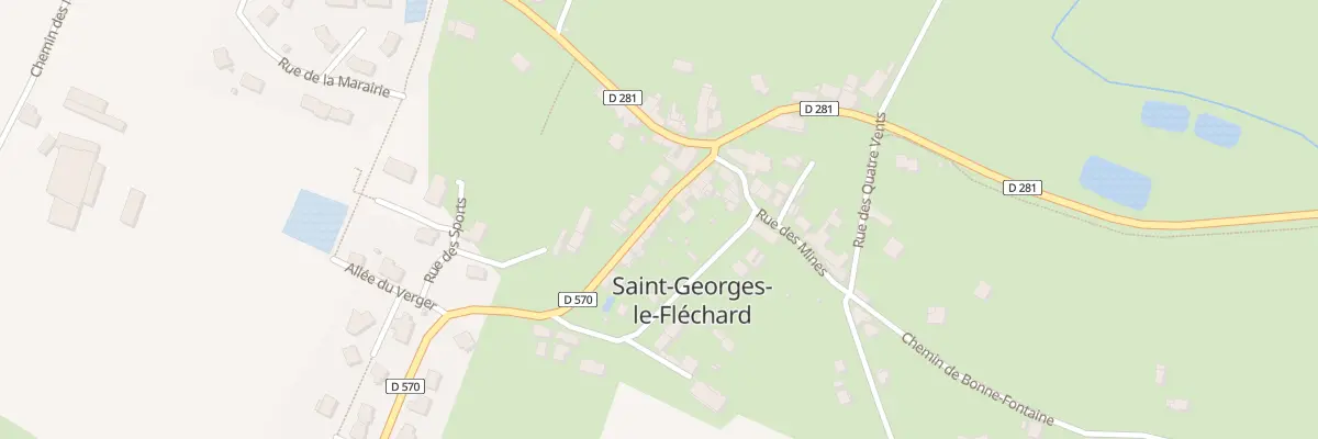 Plan du 9 Rue de la Butte Rouge à Saint-Georges-le-Fléchard