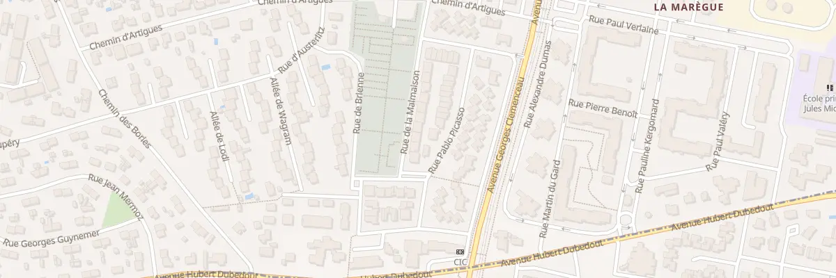 Plan du 15 Rue de la Malmaison à Cenon