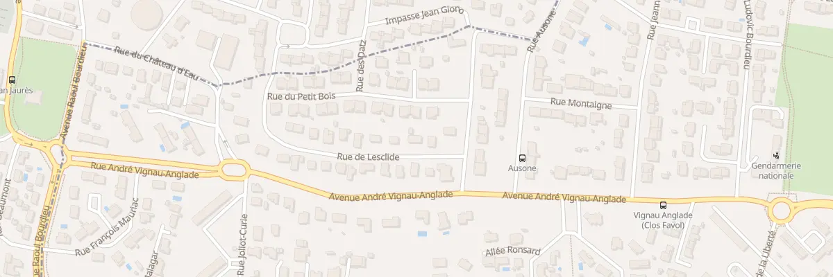 Plan du 3 Rue de Lesclide à Carbon-Blanc