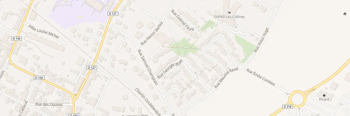 Plan du 9 Rue Georges Bizet à Saint-Jean-d’Angély