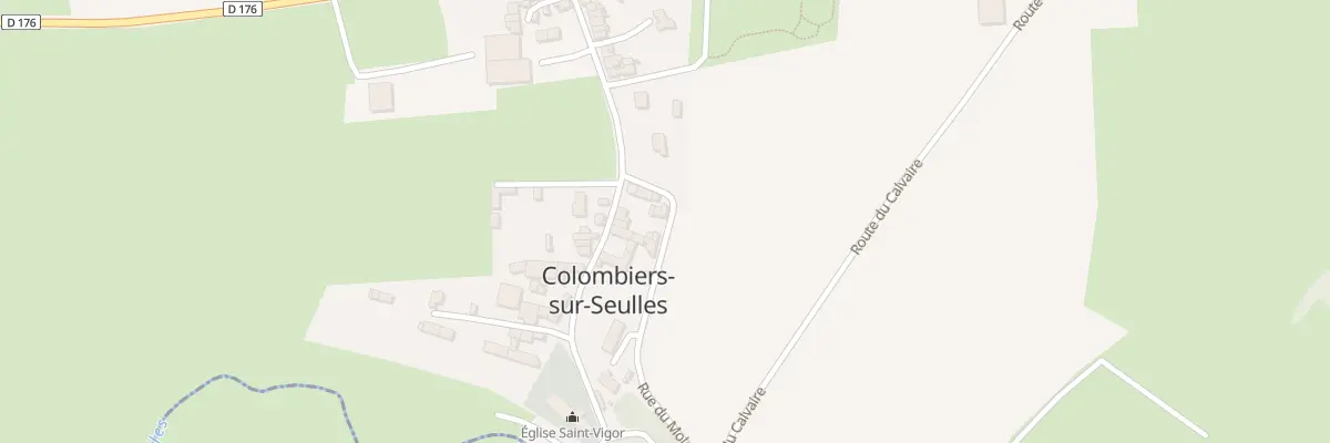 Plan du 5 Rue du Molot à Colombiers-sur-Seulles