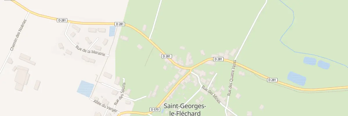 Plan du 12 Rue de la Forge à Saint-Georges-le-Fléchard
