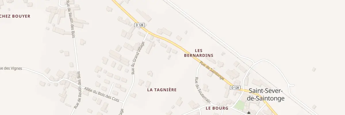 Plan du 86 Rue de Saintonge à Saint-Sever-de-Saintonge