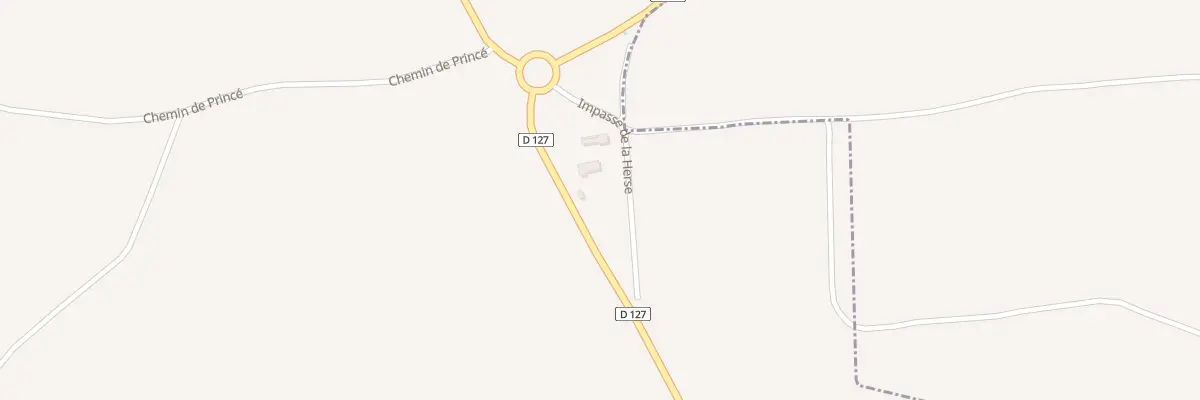 Plan du 1 Imp de la Herse à Saint-Melaine-sur-Aubance