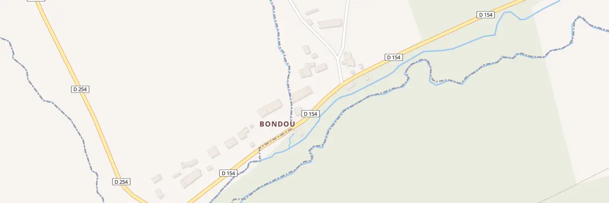 Plan du 62 Bondou à Courpignac
