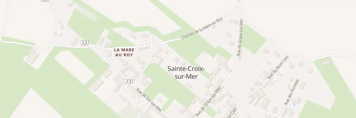 Plan du 6 Rue de la Mare au Roy à Sainte-Croix-sur-Mer