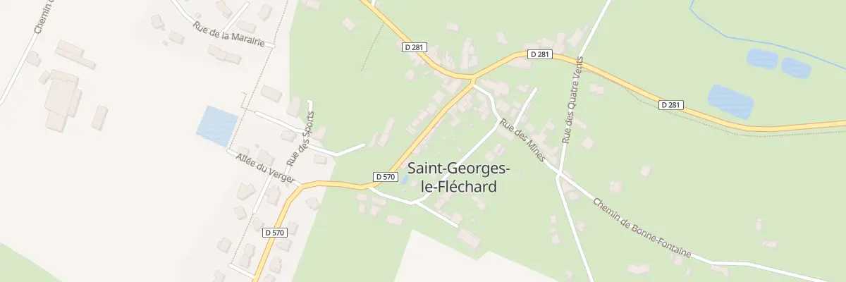 Plan du 13 Rue de la Butte Rouge à Saint-Georges-le-Fléchard