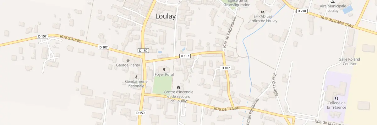 Plan du 6 Rue des Meuniers à Loulay