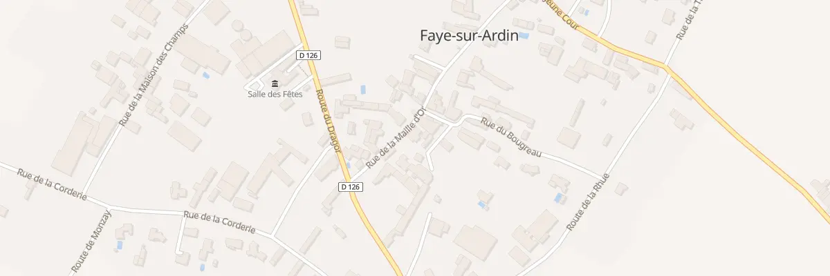 Plan du 8 Rue de la Maille d’Or à Faye-sur-Ardin
