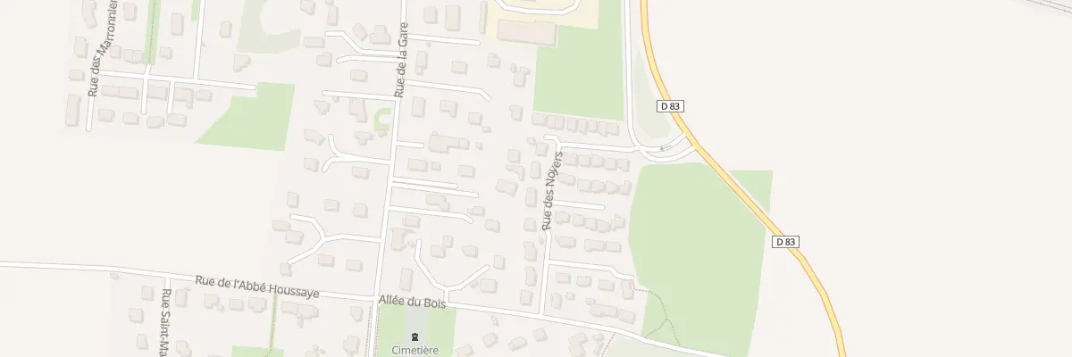 Plan du 20 Rue des Noyers à Saint-Manvieu-Norrey