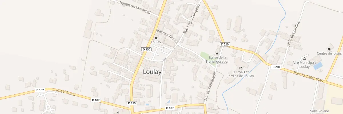 Plan du 14 Pl du Gen de Gaulle à Loulay