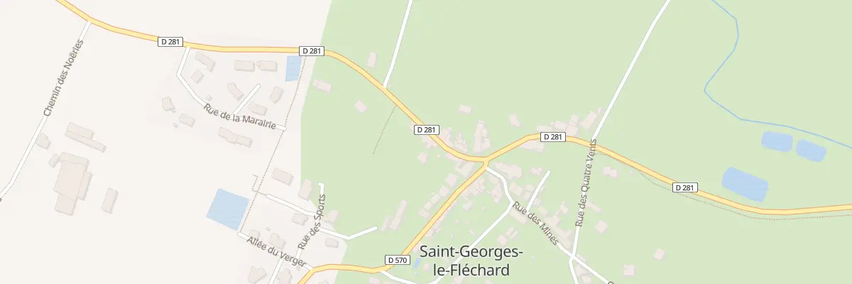 Plan du 9 Rue de la Forge à Saint-Georges-le-Fléchard