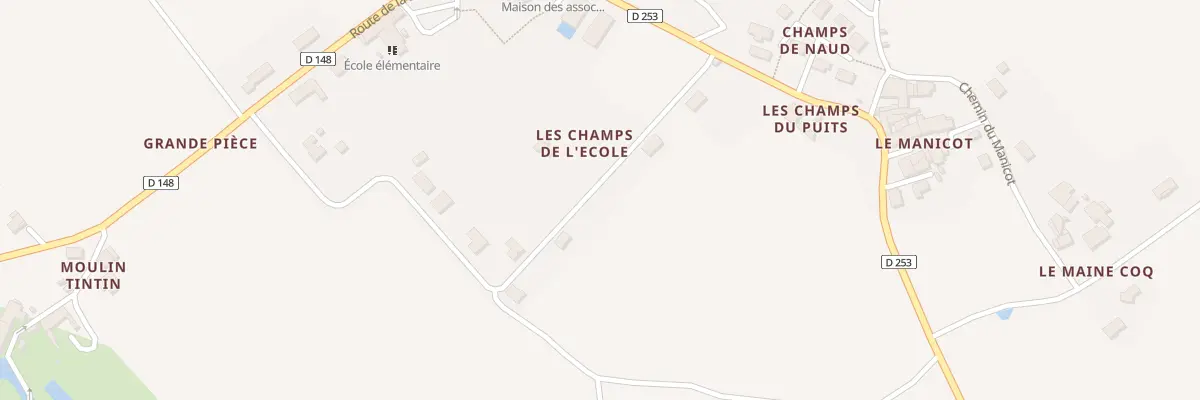 Plan du 5 Che de la Maine à Guitinières