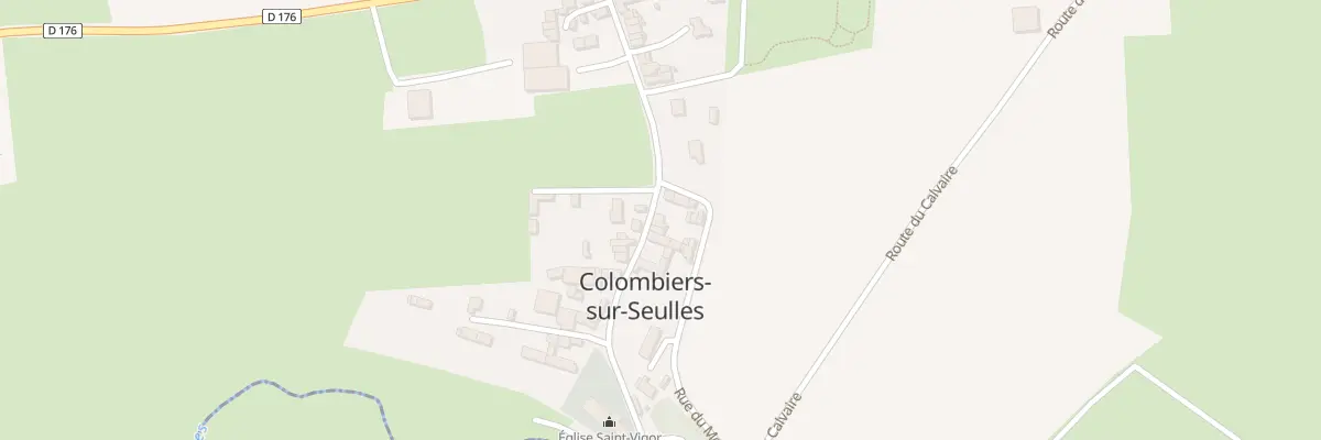 Plan du 10 Rue de l’Église à Colombiers-sur-Seulles