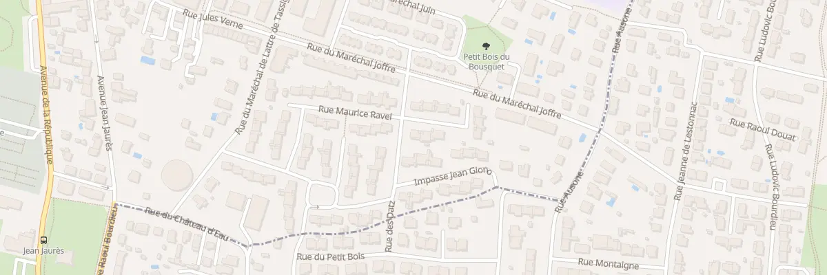 Plan du 1 Imp Anatole France à Bassens
