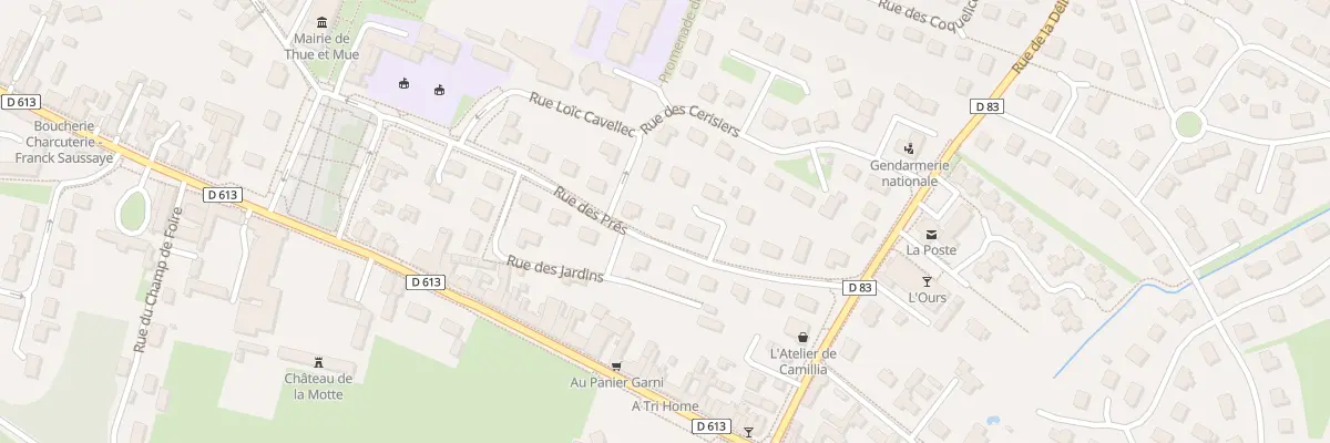 Plan du 15 Rue des Prés à Thue et Mue