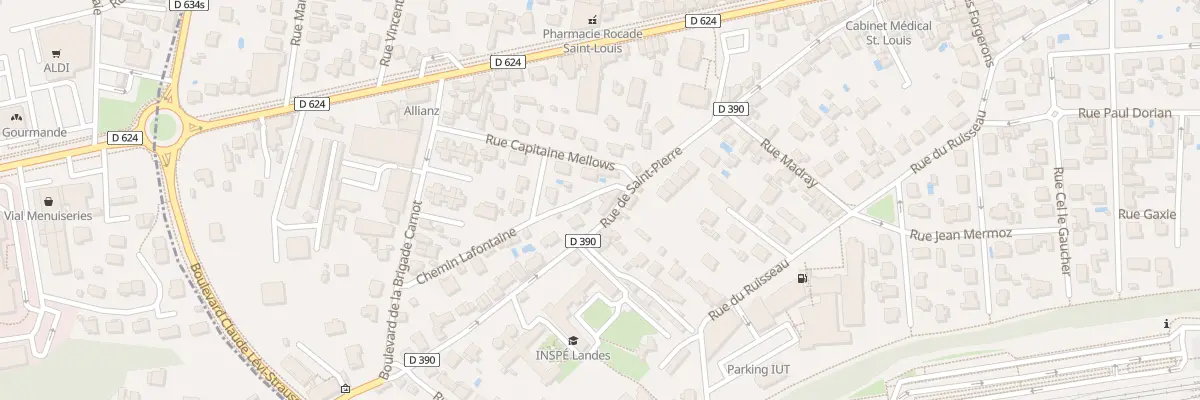 Plan du 274 Rue Saint Pierre à Mont-de-Marsan