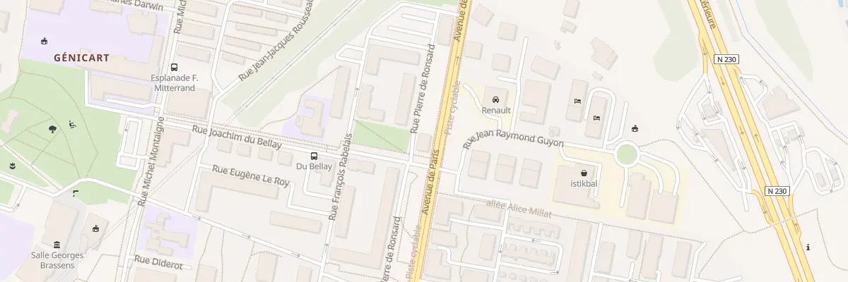 Plan du 22 Rue Pierre de Ronsard à Lormont