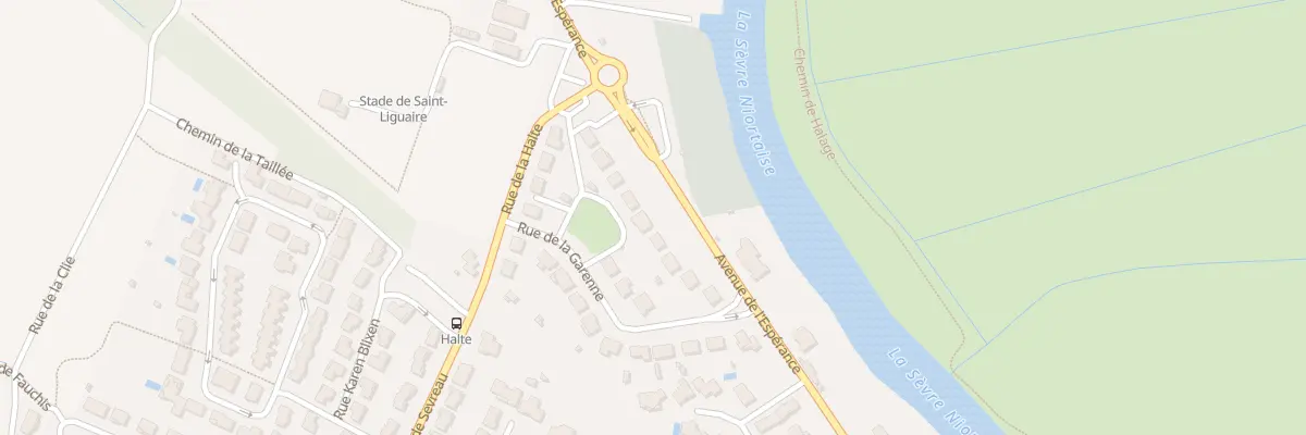 Plan du 115 Av de l’Espérance à Niort