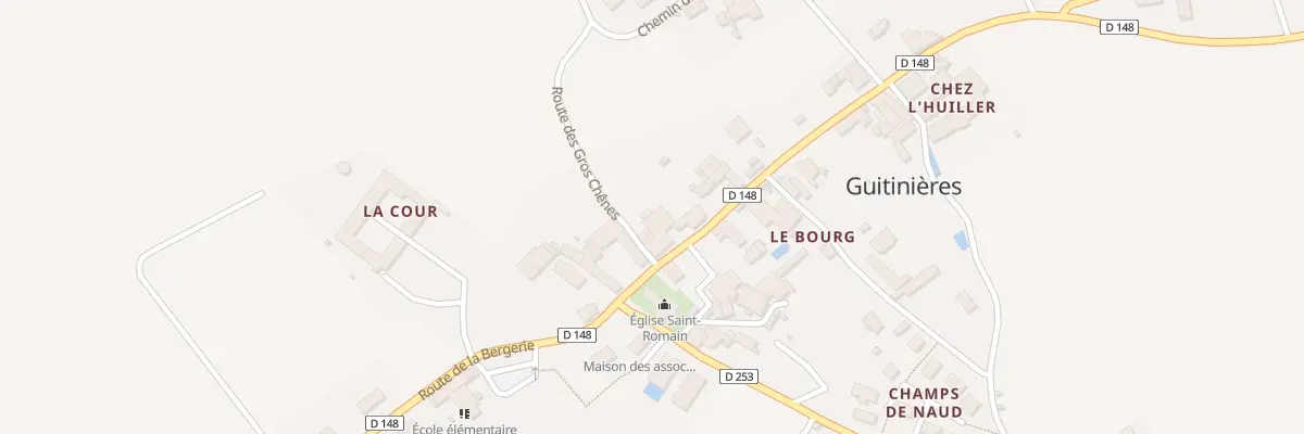 Plan du 2 Rte des Gros Chenes à Guitinières