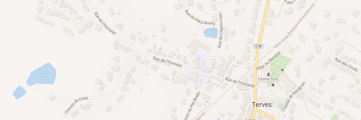 Plan du 12 Rue de l’Humelet Terves à Bressuire