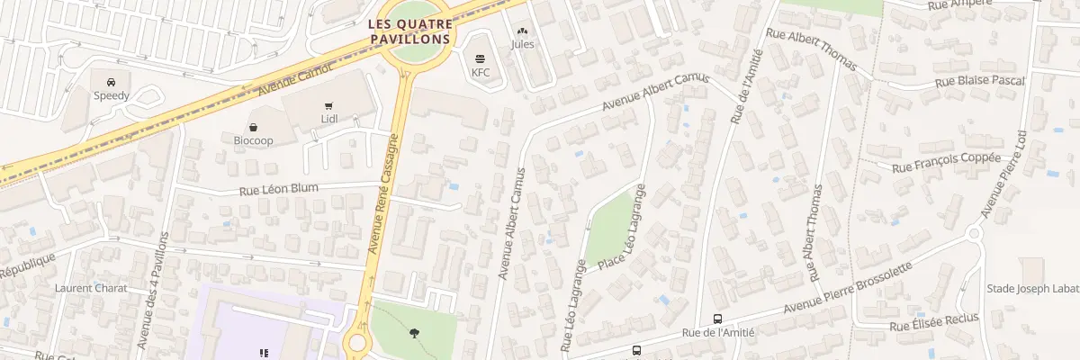 Plan du 18 Rue Albert Camus à Cenon