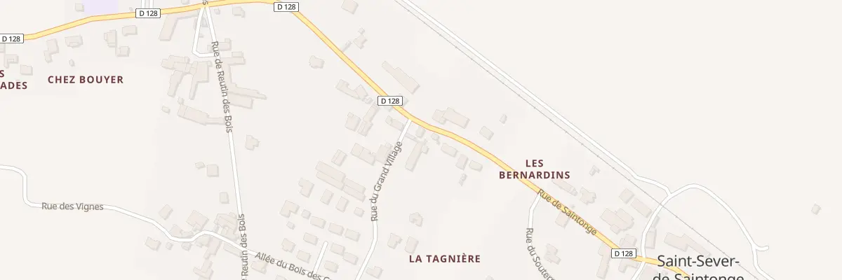 Plan du 80A Rue de Saintonge à Saint-Sever-de-Saintonge