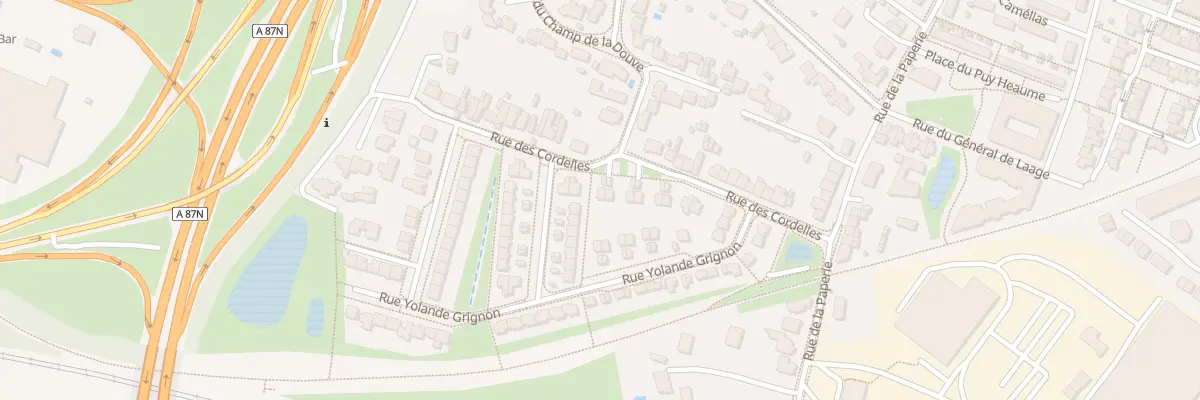 Plan du 33 Rue des Cordelles à Saint-Barthélemy-d’Anjou