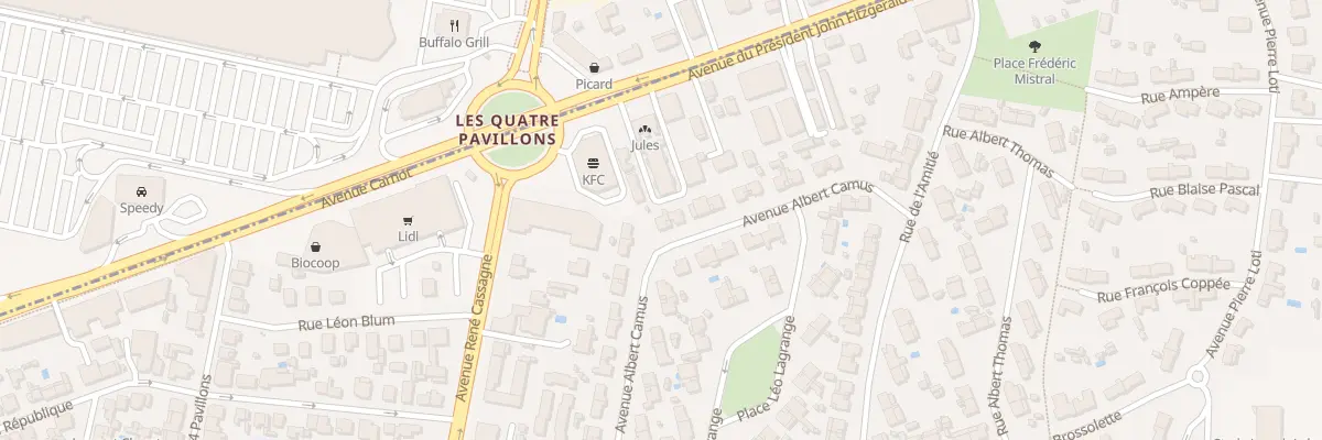 Plan du 23 Rue Albert Camus à Cenon