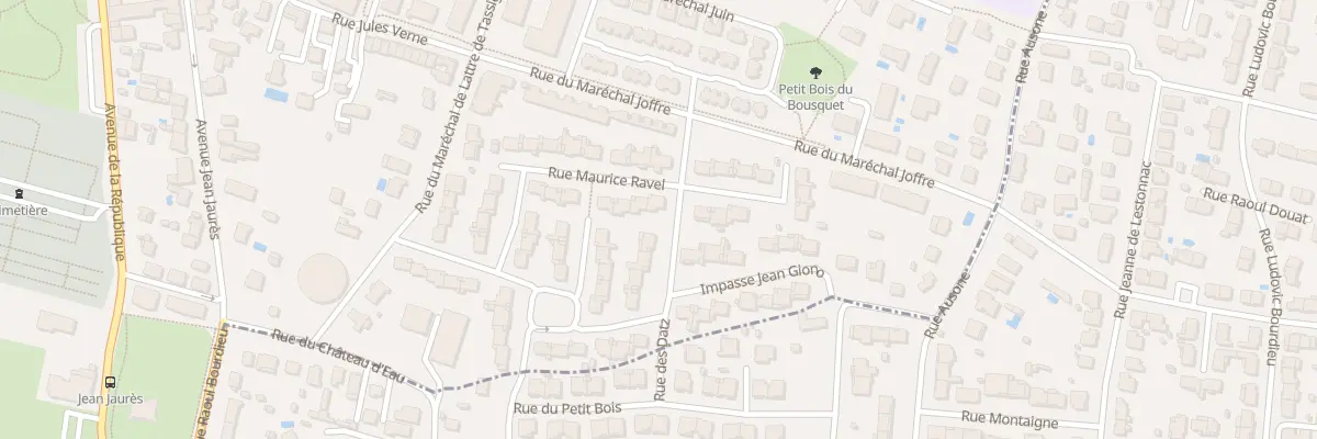 Plan du 19 Rue Maurice Ravel à Bassens