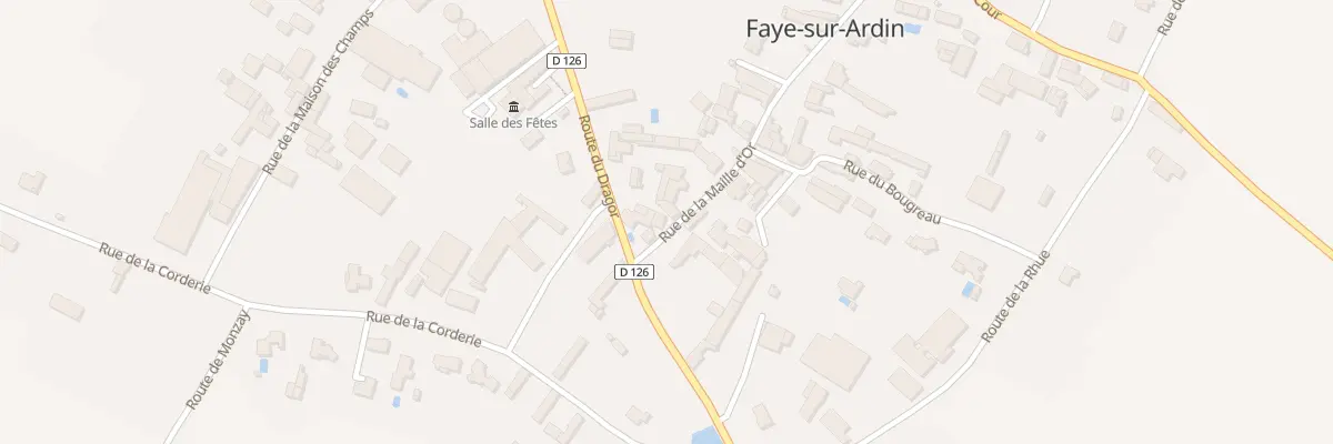 Plan du 1 Rue de la Maille d’Or à Faye-sur-Ardin