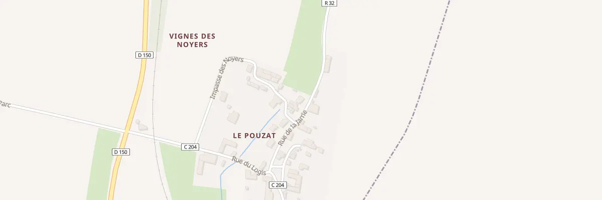 Plan du 13 Rue de la Jarrie à Essouvert