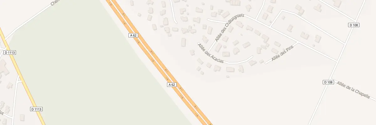 Plan du 4T All des Acacias à Saint-Médard-d’Eyrans