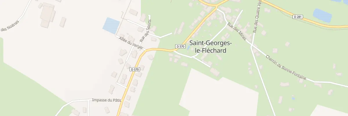 Plan du 21 Rue de la Butte Rouge à Saint-Georges-le-Fléchard