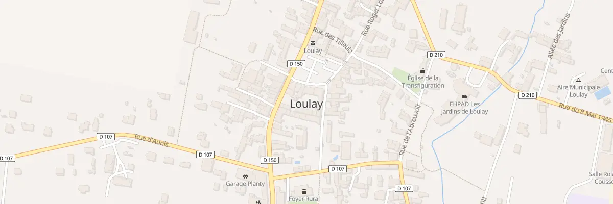 Plan du 6 Pl du Gen de Gaulle à Loulay